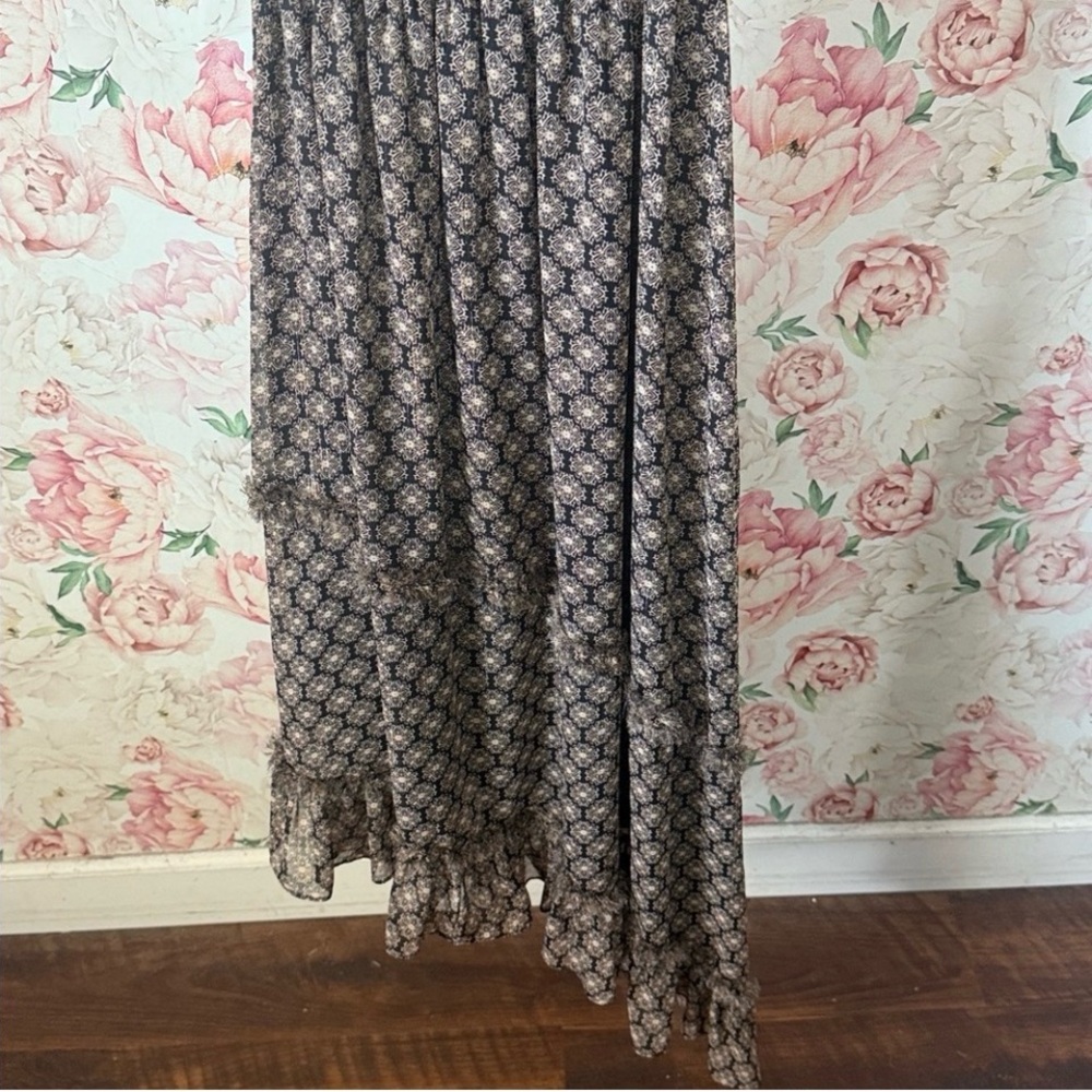 Misa Los Angeles Black and Brown High Low Dress- NWOT - Picture 5 of 8